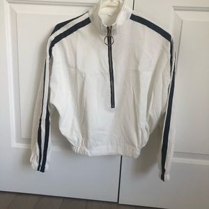 Baggy zipped long sleeves shirt